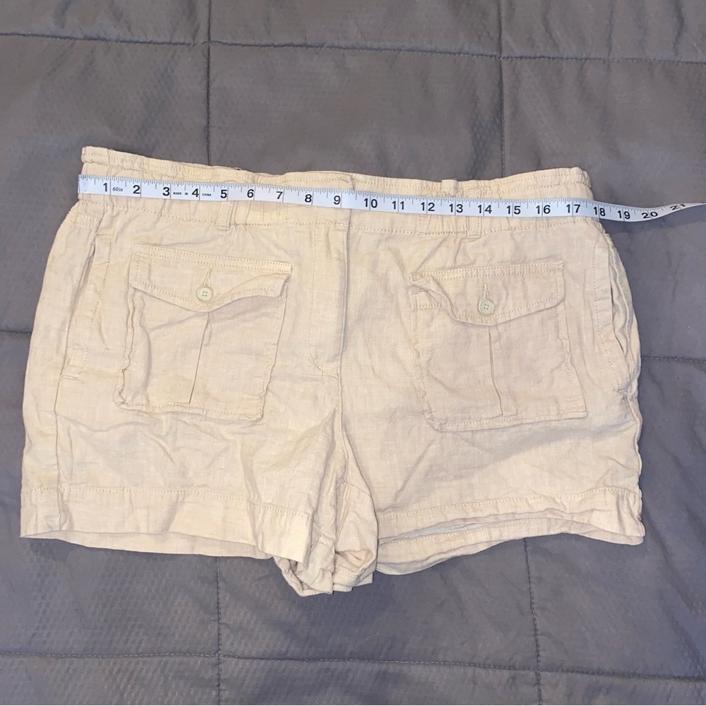 Loft Linen Blend Shorts Size Large NWOT - Picture 9 of 11